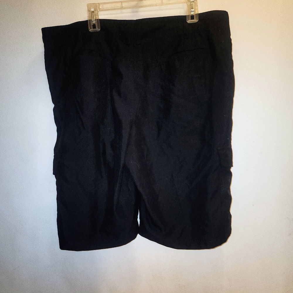 Tony Hawk Black Polyester Cargo Swim Shorts 40